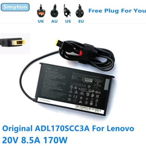 Original 170W Charger ADL170SCC3A 20V 8.5A AC Adapter For Lenovo ADL170SDC3A ADL170SLC3A ADL170SDC2A Laptop Power Supply
