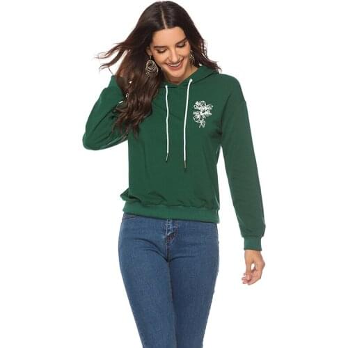 Women Sweatshirt Women Chrismas Printing Drawstring Hoodie Long Sleeve Sweatshirt Pullover Womens Sweatshirt Plus Size