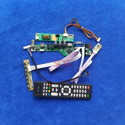 LCD panel driver board Fit LQ121S1LH01/LQ121S1LH02/LTM12C278E 20-Pin LVDS 800*600 Kit1CCFL Analog signal HDMI-compatible USB VGA