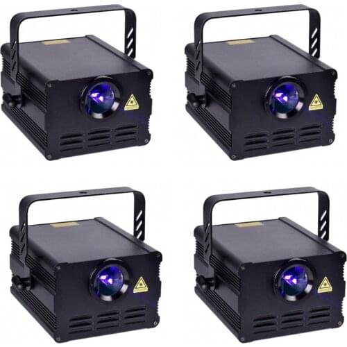 4 units/pack) DJ laser light 1000mw 1w RGB Animation Stage Laser Light Auto Sound DMX ILDA good price good quality