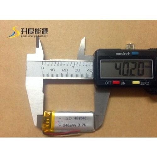 481540 3.7v 240mah small tablet battery battery for bluetooth