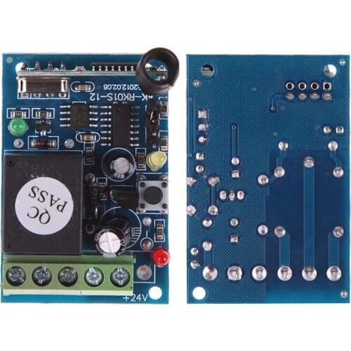 Hot 433MHz DC12V 1 Controle Remoto Channel Learning Code Wireless Remote Control Relay Mode uzaktan kumanda