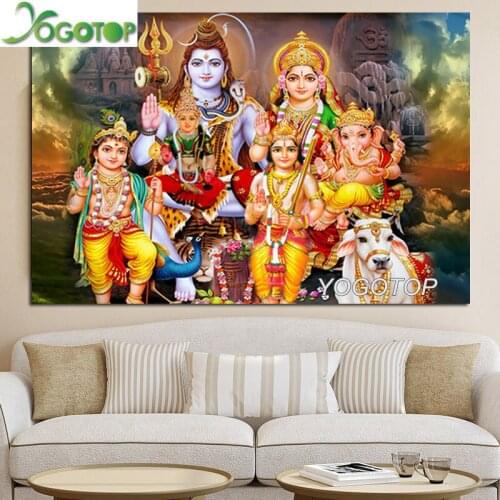 Large sale Diamond Embroidery Lord Ganesha,buddha,5D,Diamond Painting,Cross Stitch,3D, Mosaic,home Decor,Christmas,gifts YY1487