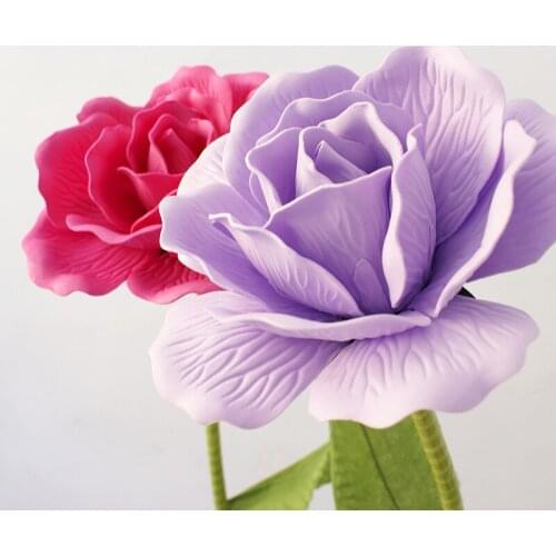Large Rose Artificial Flower Head 25,30,40CM Wedding Decoration Backdrop wall Display Party PE Foam fake flowers For Home Decor