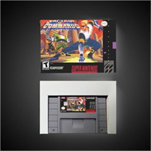 Captain Commando - Action Game Card US Version with Retail Box