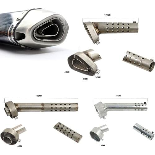 Universal Motorcycle Exhaust Muffler DB Killer kille Silencer Noise Sound Silencer Eliminator 48/57mm Road Bike Z900 MT07 S1000R