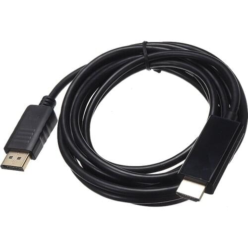 3M DP to HDMI-compatible 1080P Converter Cables 4K Displayport 1.2 Male to HDMI-compatible Female Cable Plug Adapter