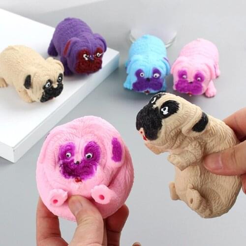 Squishy Dog Toy Childrens Toys Vent Decompression Toys Hand Exercise Tools Anti Anxiety Stress Relief Bouncy Toy