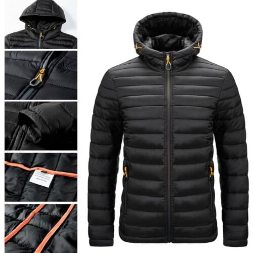2021 New Winter Mens ParkaThick Hooded Coat Top Brand Male Warm Thick Jacket Windproof Male Casual Overcoat Plus Size