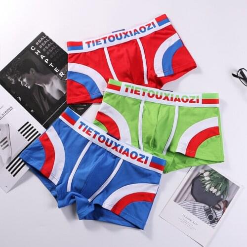 New trend mens underwear Boxer shorts mens cotton comfortable shorts breathable waist underwear mens explosions wholesale