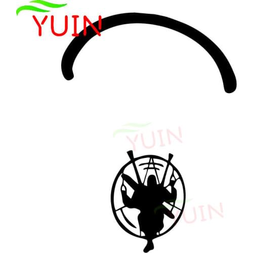 Paramotor Flyer Paramotorist Motoparaplane High Quality Car Sticker Fashion Decoration PVC Waterproof Decal Customizable Color