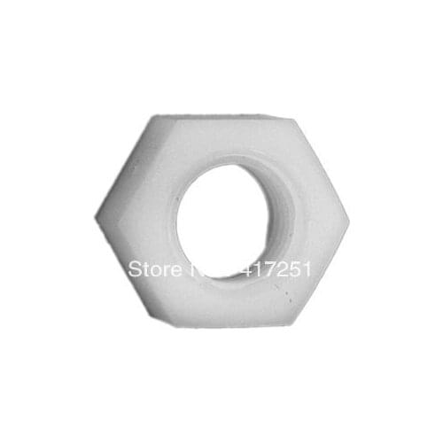 Lot50 M3 Full Nylon Hex Nuts Plastic Hex Nuts