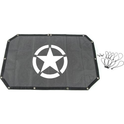 2/4 Doors Polyester Roof Mesh Bikini Top Cover UV Sun Shade Mesh For Jeep Wrangler 2007-2017 Accessories Car Styling