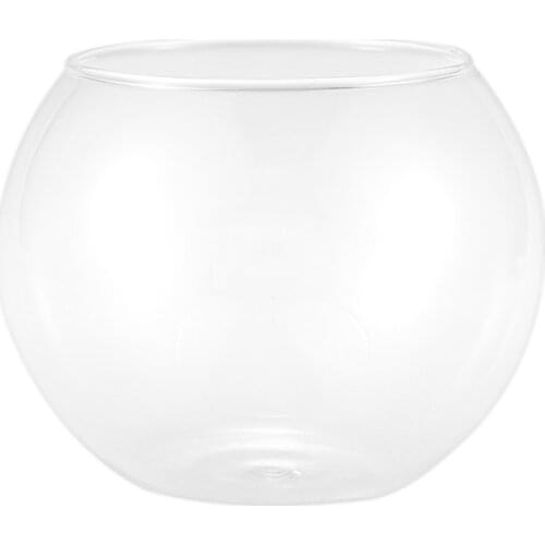 Practical Round Sphere Vase in Transparent Glass Fish Tank