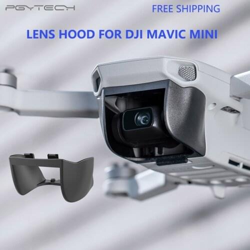 PGYTECH Lens Hood Anti-glare Lens Cover Gimbal Protective Cover Sunshade Sunhood for DJI Mavic Mini Drone Accessories