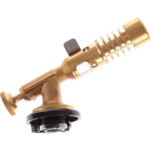 Portable Gas Torch Flame Gun Blowtorch Copper Flame Butane gas-Burner Lighter Heating Welding For Outdoor Camping BBQ Spray Gun