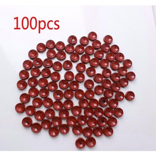 Top 100Pcs red patina wood tower stand pedestal holding CRYSTAL Sphere