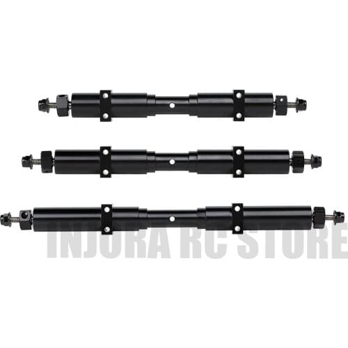1PCS Black Metal Unpowered Rear Axle for 1/14 RC Crawler Tamiya Trailer 1/10 RC Car Upgrade Parts