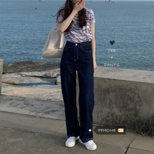 Woman Jeans Pants Plus Size Straight Pants Loose High Waist Pantalones Vaqueros Mujer