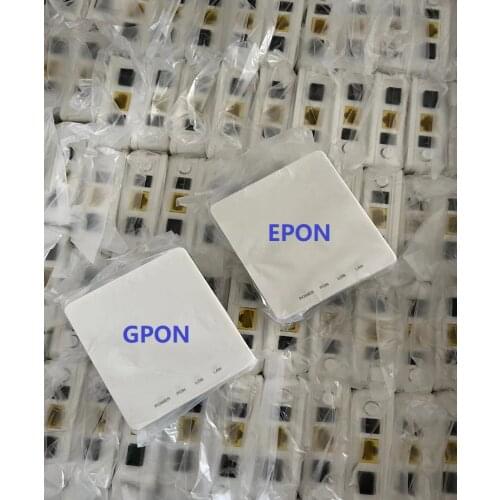 10PCS ONU Gpon Epon hua wei ont FTTH fiberhome onu modem Secondhand hg8310m hg8010H 1GE GPON EPON ONU ONT with English Version