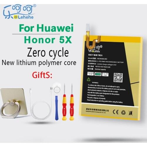LEHEHE Battery for Huawei Honor 5X HB396481EBC 3000 mAh High Quality Replecement Battery Free Tools Gifts