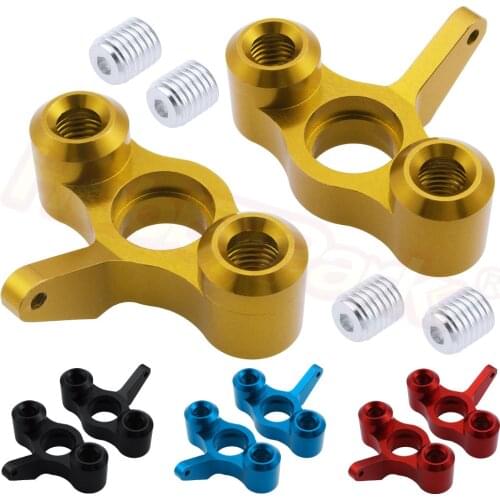 Aluminum Steering Knuckles Hub Carrier L/R EA1003 for JLB Racing CHEETAH 1/10 Brushless RC Car Monster Truck Upgrade Parts