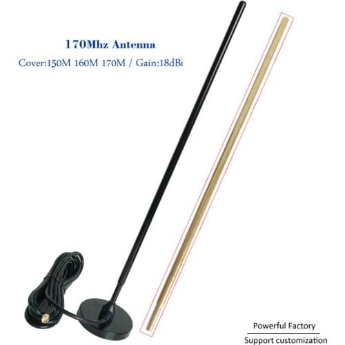 Made in China antenna 150Mhz 160Mhz copper stick strong magnetic 18dBi high gain 170Mhz Antenna 1pcs