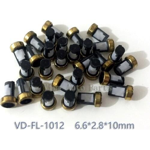 Free Shipping 500pcs Motorcycle Fuel Injector Micro Basket Filter Injector Repair Service Kits VD-FL-1012