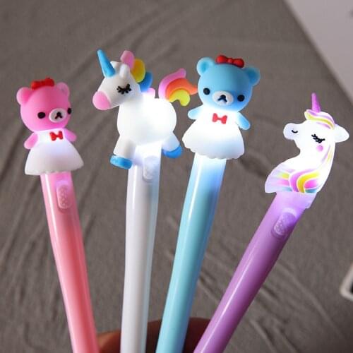 Gel Pen Unicorn Pen Stationery Kawaii School Supplies Gel Ink Pen School Stationery Office Suppliers Pen Kids Gifts