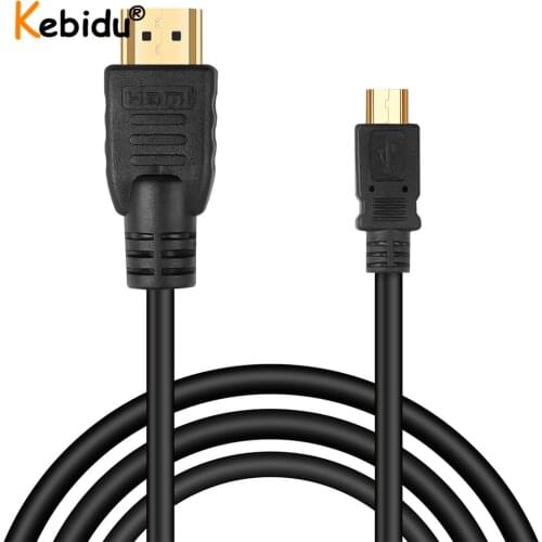 Kebidu 1.5M Micro USB To HDMI-compatible Cable HD 1080P Adapter For Samsung Galaxy Note S8 For HTC LG Sony