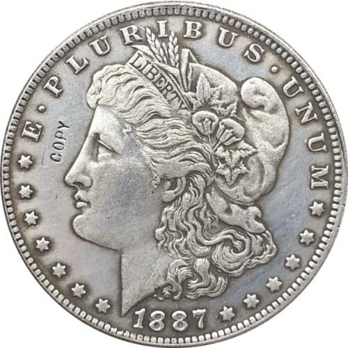 1887 USA Morgan Dollar coins COPY