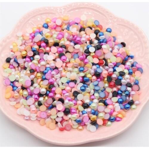 KSCRAFT Mixed Color immitation pearls decoration for Scrapbooking Paper Crafts Card Making