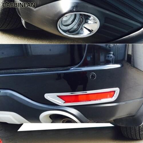 2pc Styling Front And Rear Fog Lamp Cover Front Bumper Decoration Sticker Car Accessories For Subaru Forester 2009-2012 C1997