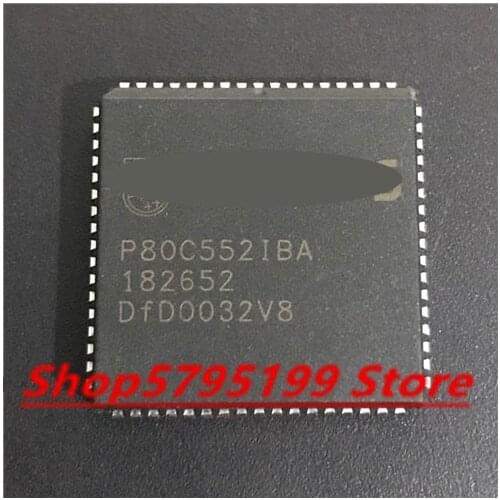 P80C552EBA P80C552EFA P80C552IBA P80C552IFA P80C552 plcc68 2pcs
