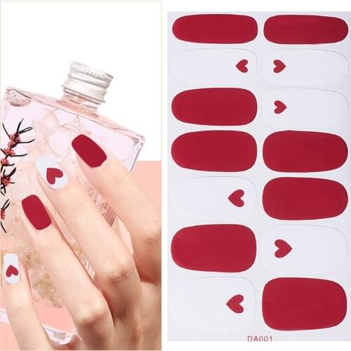 Nail Sticker Fully DIY Slider for Manicurenail art наклейки Environmentally Friendly Waterproof Colorful Nail Polish Film