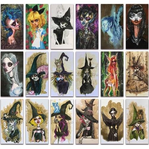 5D Full Square Diamond painting embroidery Cross stitch cartoon girl beauty cat deer sexy lady Round Drill Drawing mosaic L148