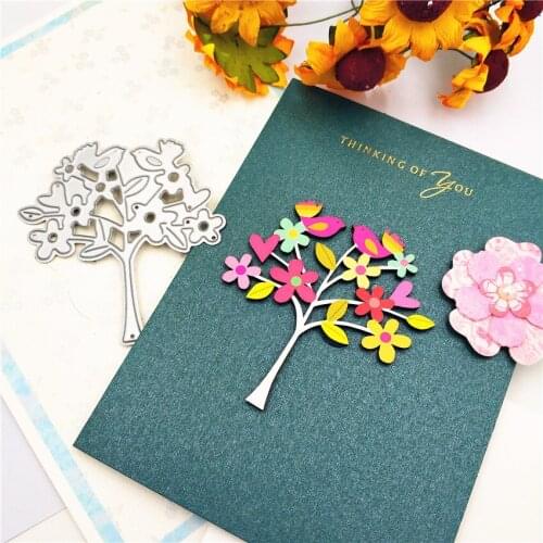 Cutting dies Bird tree metal crafts paper die-cutting /DIY embossing, Easter and New Year