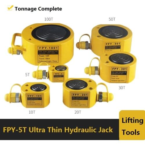 Split Hydraulic Jack Small Vertical Manual Hydraulic Lifting 5 Tons Equipment Tool Stroke 14mm