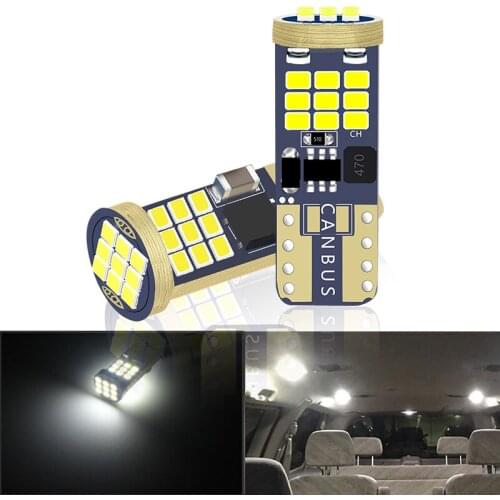 T10 W5W WY5W Super Bright LED Canbus No Error Car Interior Reading Dome Lights Auto Parking Lamp Wedge Tail Side Bulb