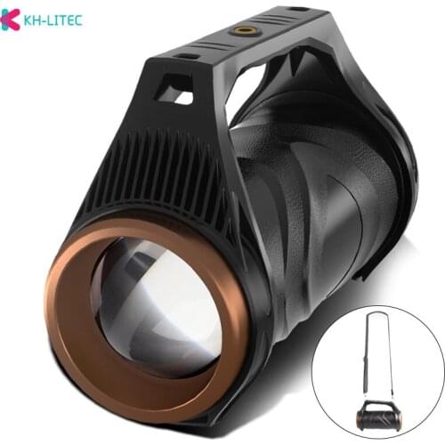 XHP99 LED COB Flashlight Zoom USB Rechargeable Power 4*18650 Display Powerful Torch 7 Modes Outdoor Camping Hunting Lantern Hand