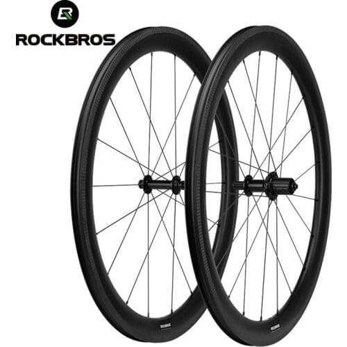 ROCKBROS Carbon Bicycle Wheelset 38mm 50mm Opening Rim R255 Hub Cycling Wheel Set Clincher Tires Bike Wheel MTB Bike Accessories