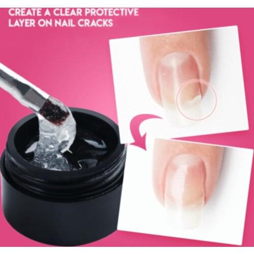 5ml Cracked Broken Nails Extentions Repair Gel Treatment Manicure Base Coat