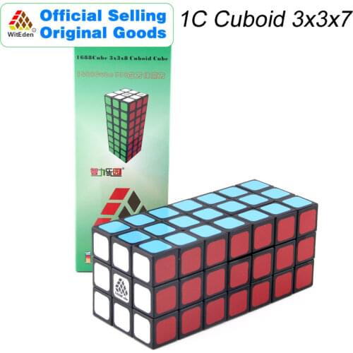 WitEden 1C Cuboid 3x3x7 Magic Cube 1688Cube 337 Speed Twisty Puzzle Brain Teasers Educational Toys For Children