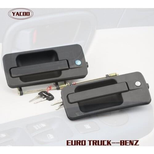 1PCS OUTSIDE DOOR HANDLE FOR MERCEDES-BENZ ACTROS WITH KEY AND LOCK 9417600459L 9417600559R