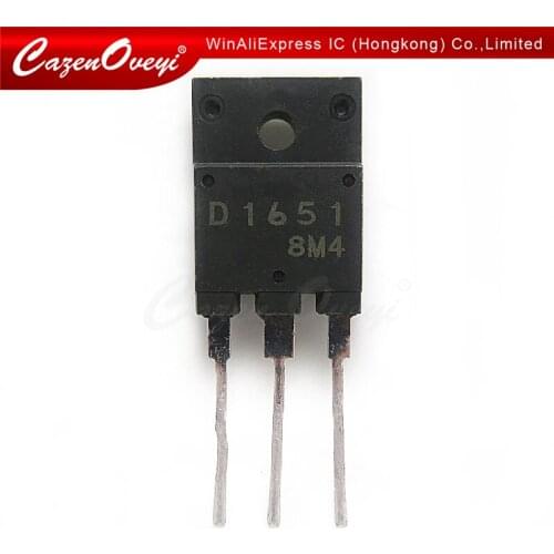 10pcs/lot 2SD1651 D1651 TO-3PF In Stock