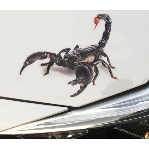 3D Car Sticker Animals Bumper Spider Gecko Scorpions For LADA Priora Sedan sport Kalina Granta Vesta X-Ray XRay For Hummer