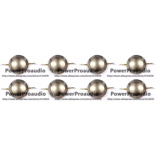 8pcs 44.4 mm 44.5mm Flat Aluminium Wire Dome Diaphragm Tweeter Voice Coil