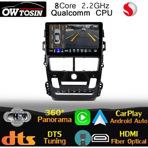 9" IPS Qualcomm 8Core Android Car Radio GPS For Toyota Yaris Vios 2017-2020 Auto HIFI DSP Stereo 4G LTE HDMI DTS WiFi 360 Camera