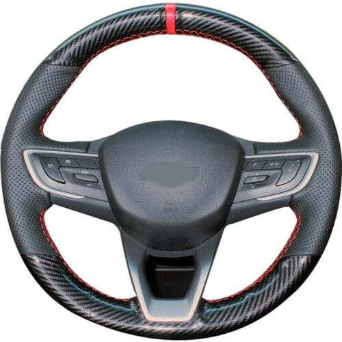Car Steering Wheel Hand Sewing Wrap Cover Fit For Chevrolet Orlando 2018