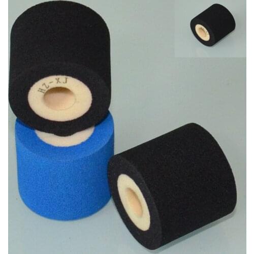 Black Diameter 36mm Height 32mm coder solid ink roller for HZ 100 coding machine